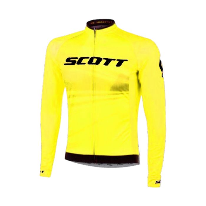 Camisa Ciclismo Manga Longa Scott Rc Pro - Amarelo