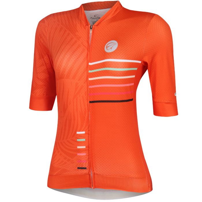 Camisa Mauro Ribeiro Ciclismo MC Vibrant Laranja Fem