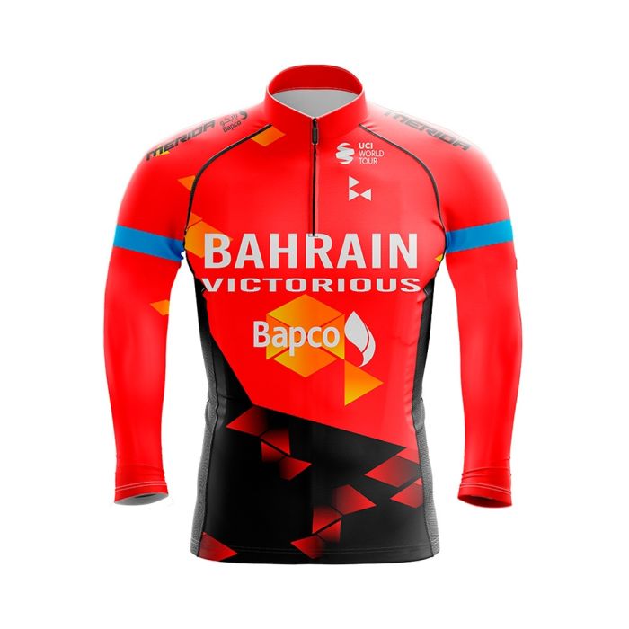 Camisa Ciclismo Manga Longa GPX Bahrain 21