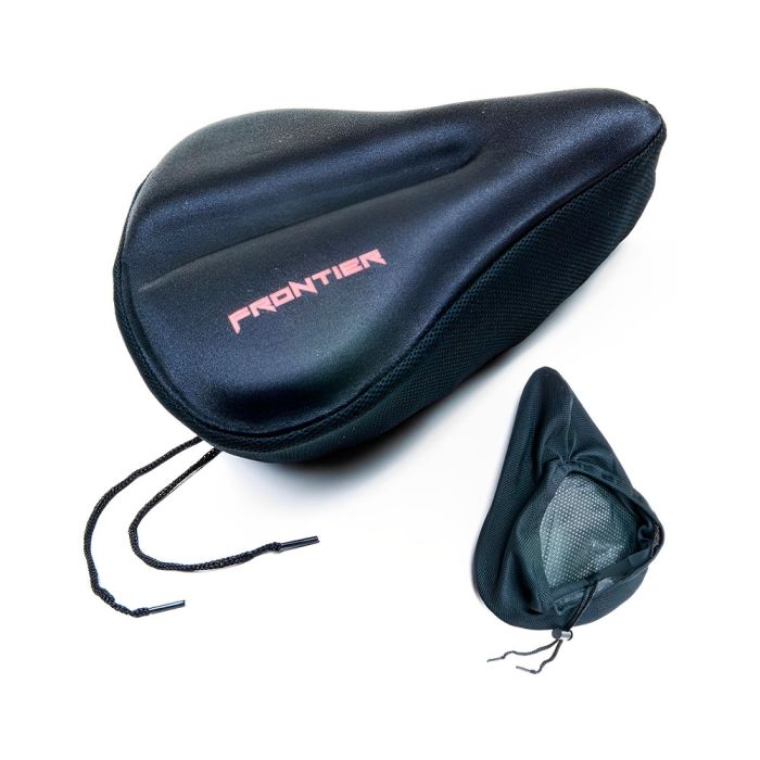 Capa de Selim em Gel Frontier MTB ZT-11 Preto com Cavidade