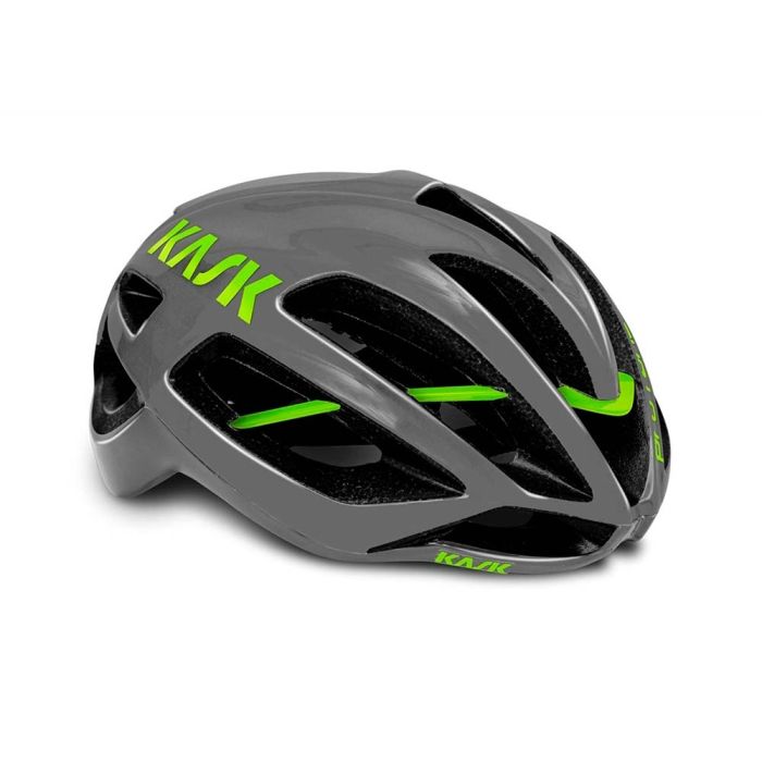 Capacete Ciclismo Kask Protone Anthracite Lime