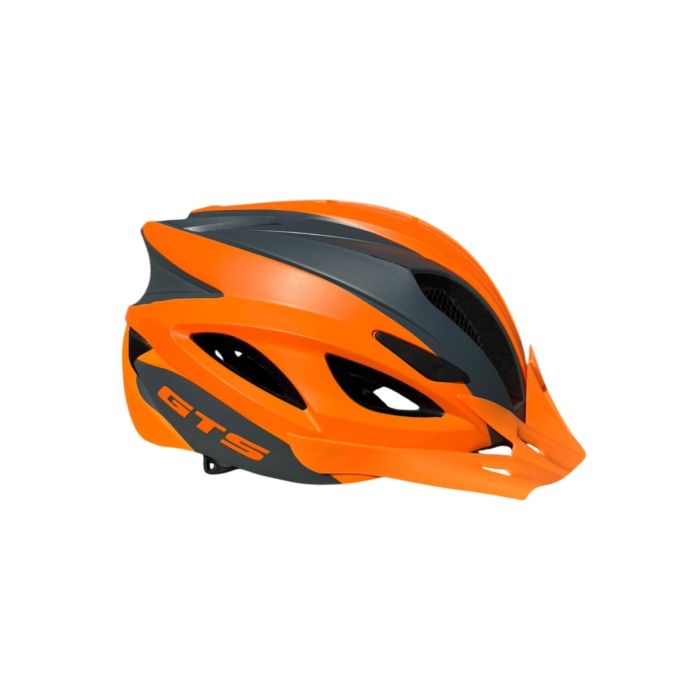 Capacete GTS Racing Series com Led Grafite/Laranja