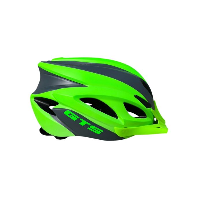 Capacete GTS Racing Series com Led Grafite/Verde