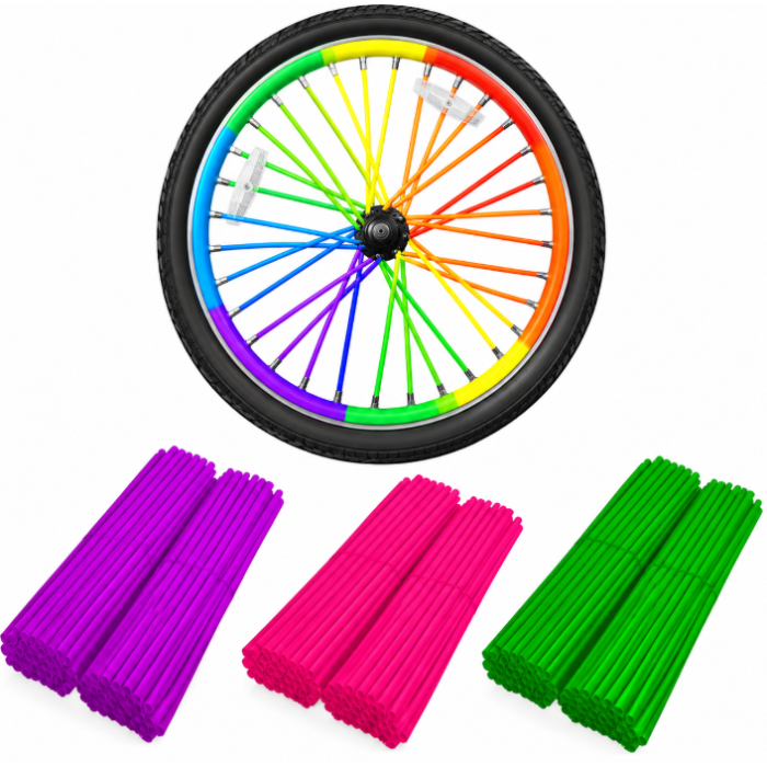 Kit Capa de Raio Paco em Cores 250mm - 72 Unidades 