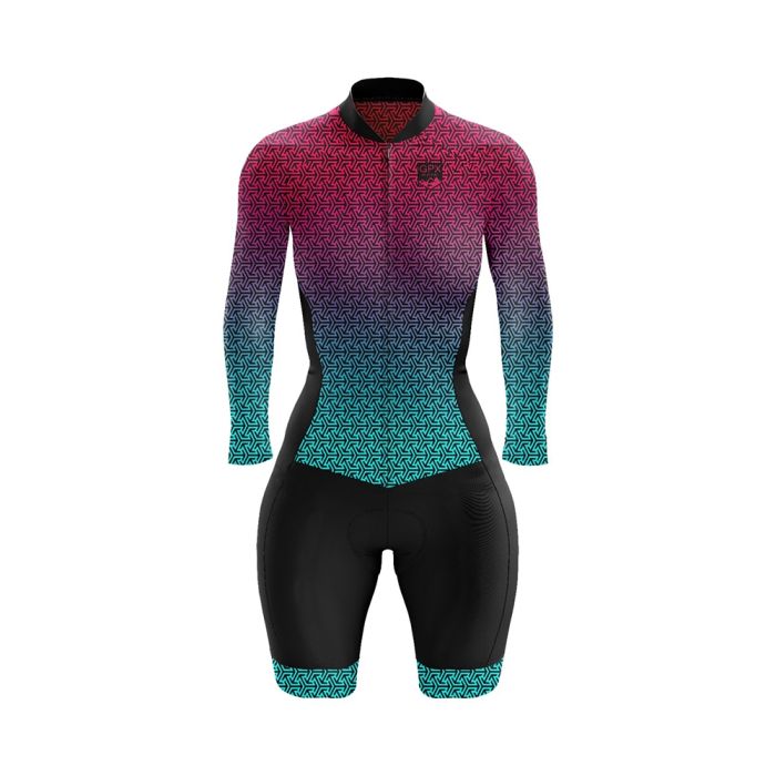 Macaquinho Ciclismo Manga Longa Feminino GPX Start Conection