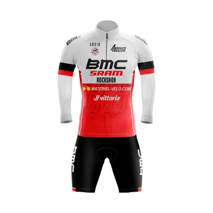Conjunto Ciclismo Bermuda e Camisa Manga Longa GPX BMC