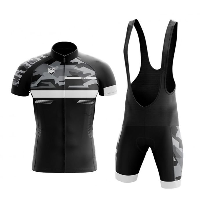 Conjunto Ciclismo Bretelle e Camisa Zíper Full GPX Force