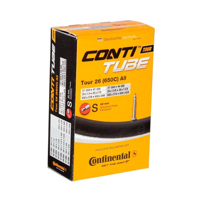 Câmara Continental Tour Tube All 26 (650C) Presta 42 mm