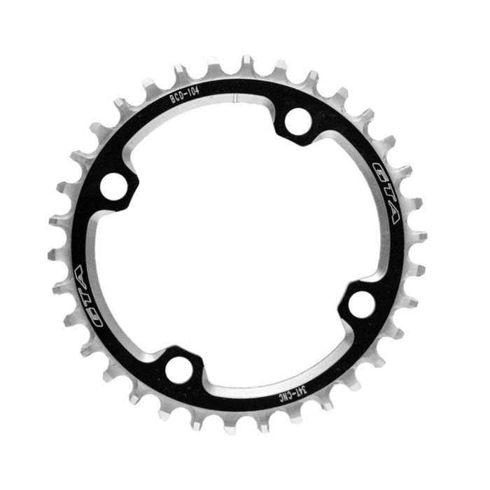 Coroa Single Narrow Wide GTA 34 Dentes Alumínio BCD 104