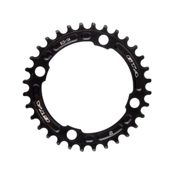 Coroa Single Narrow Wide GTA 32D Alumínio BCD 104 Preta