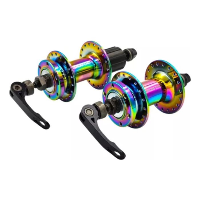 Par Cubo 36f Esfera K7 8-12v Disco De Bike Rainbow Camale&atilde;o