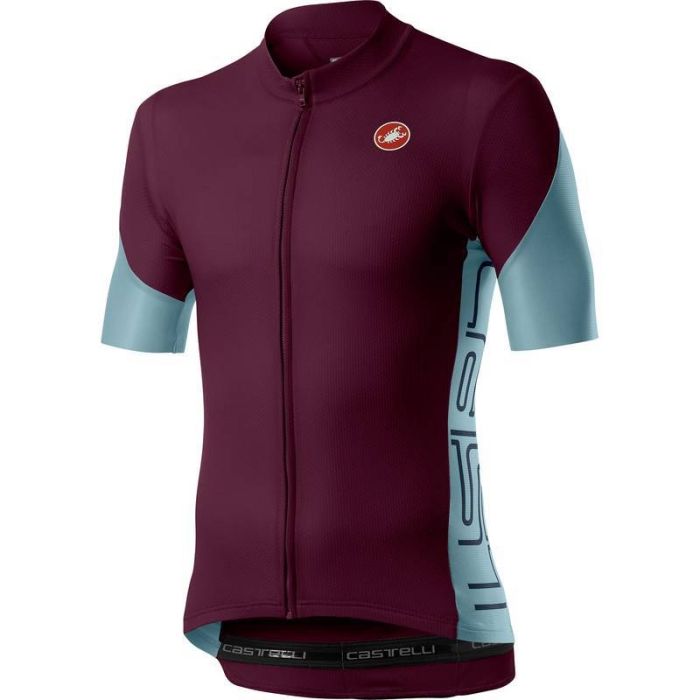 Camisa Ciclismo Castelli Entrata V Vermelho