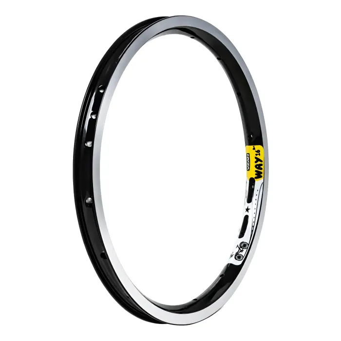 Aro 16/16F Infantil Vzan Way V-Brake Preto Sem Ilh&oacute;s e Com Adesivos 