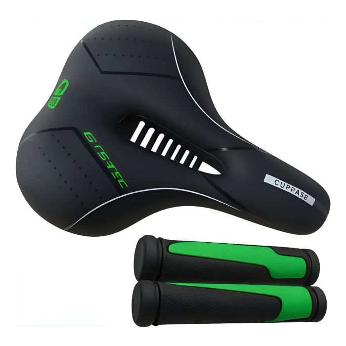 Kit Selim e Manopla Largo Confort Gts Surpass Verde