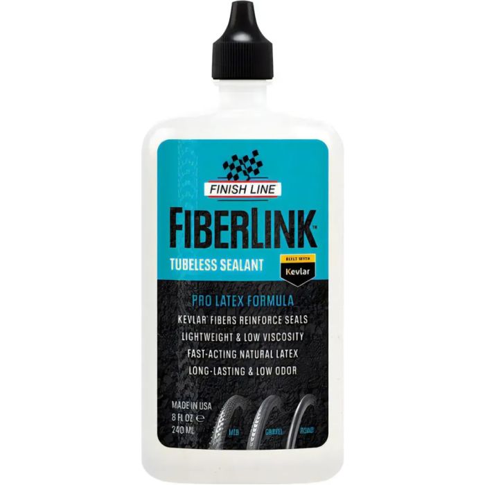 Selante para Pneu Tubeless Finish Line FiberLink Kevlar 240 ml