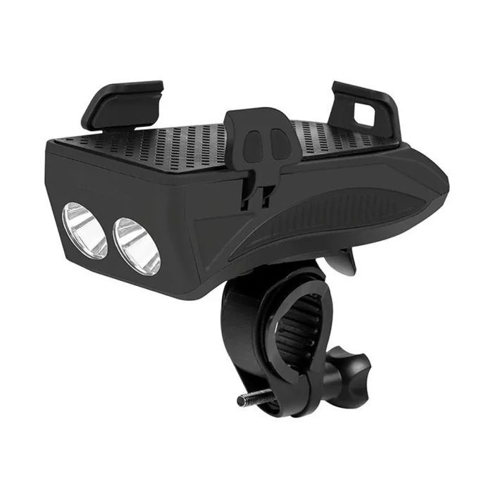 Farol Dianteiro e Buzina Niparte NP-1925P 400 Lúmens - Preto