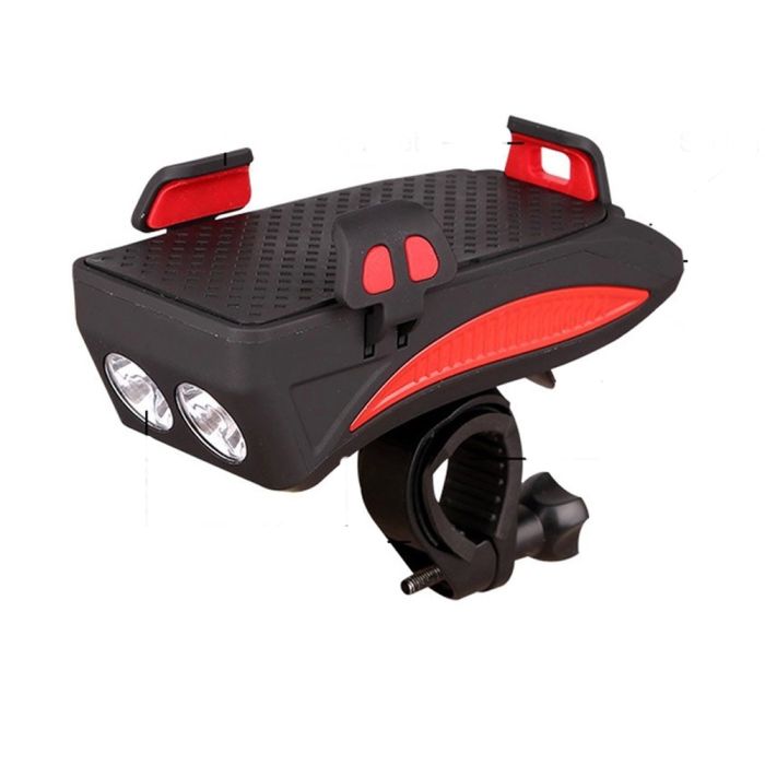 Farol Dianteiro e Buzina Niparte NP-1925V 400 Lúmens - Vermelho