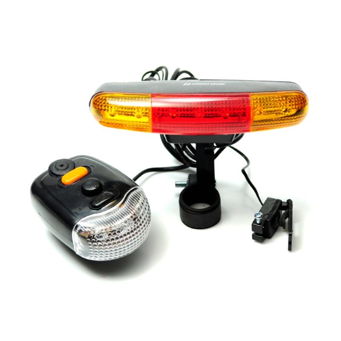Farol e Buzina High One com 8 sons e 7 Leds