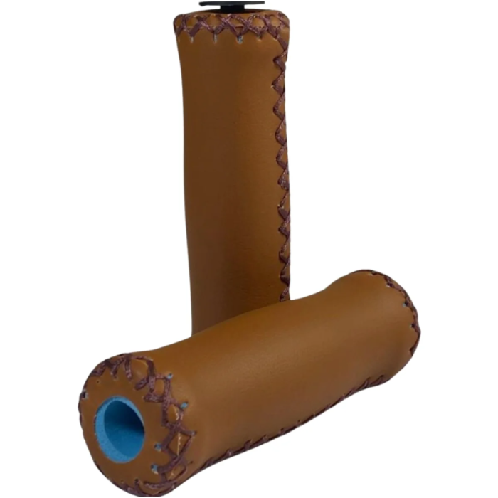 Manopla Bike GTS Sew Marrom Borracha 120mm