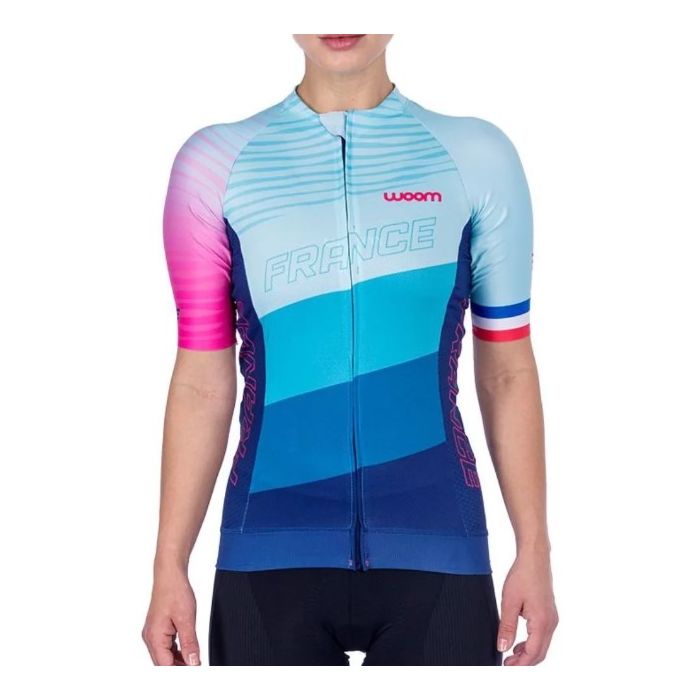 Camisa Ciclismo Feminina Woom Supreme France