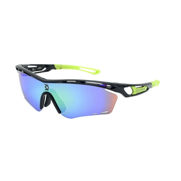 Óculos Ciclismo Dvorak Preto e Verde - 3 Lentes