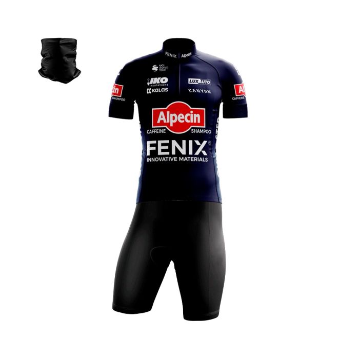 Conjunto Ciclismo Bermuda e Camisa GPX Sports Fenix Forro Espuma + Bandana