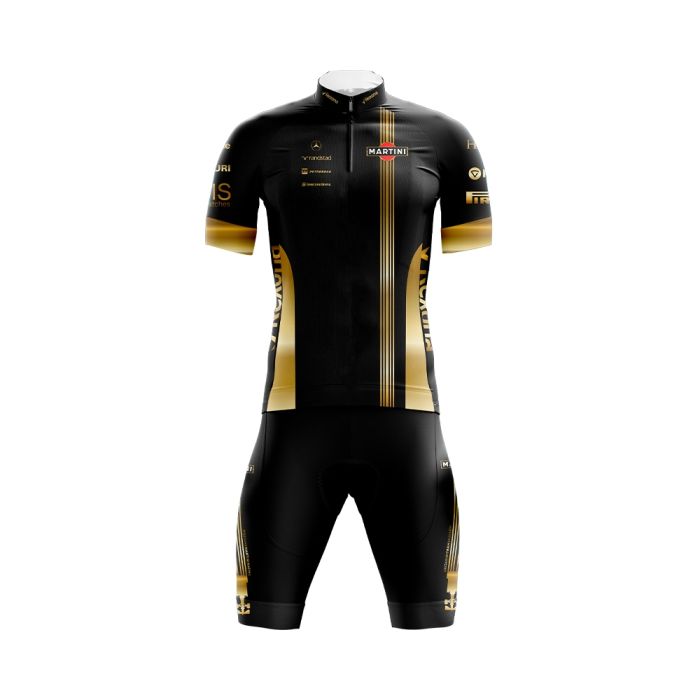 Conjunto Ciclismo Bermuda e Camisa GPX Willians Gold