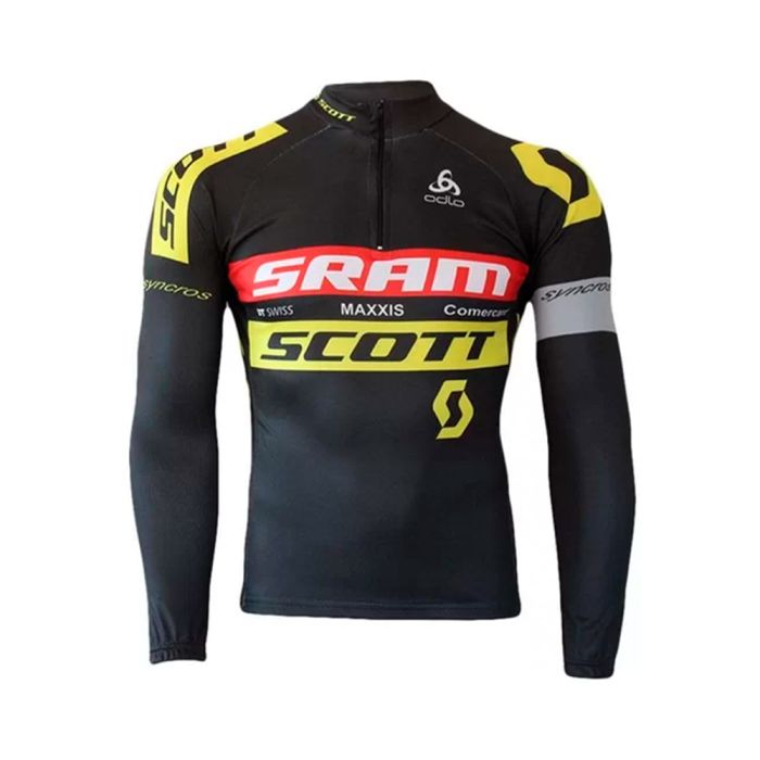 Camisa Ciclismo GPX Scott Sram Manga Longa
