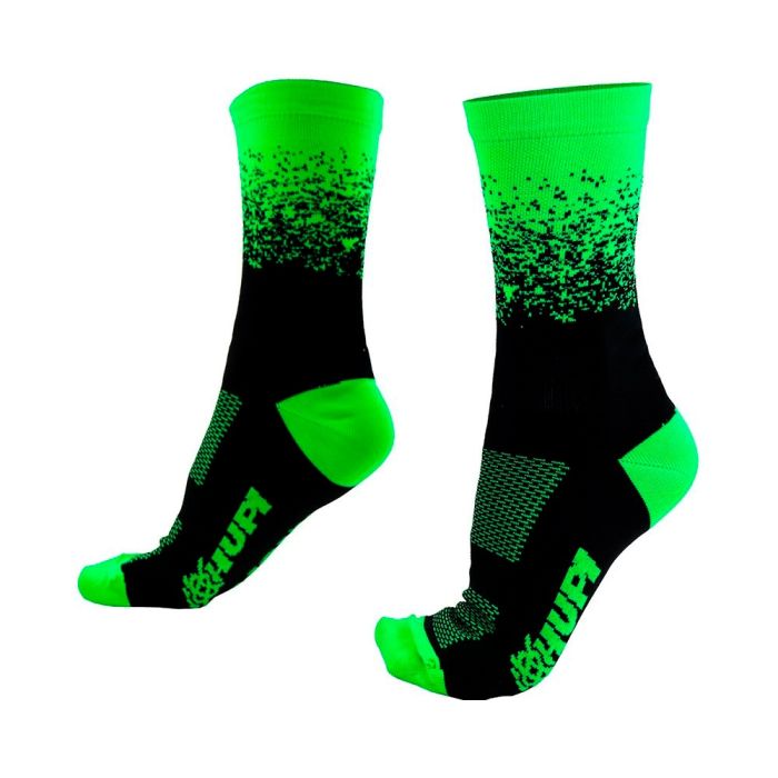 Meia Cano Médio Hupi Splash Verde 