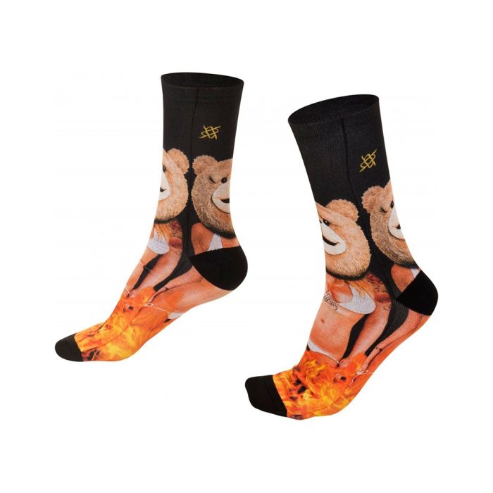 Meia Cano Longo Hupi Ted Sublimada