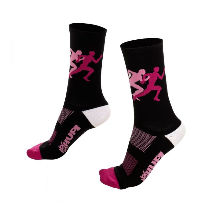 Meia Cano Longo Hupi Pace Rosa