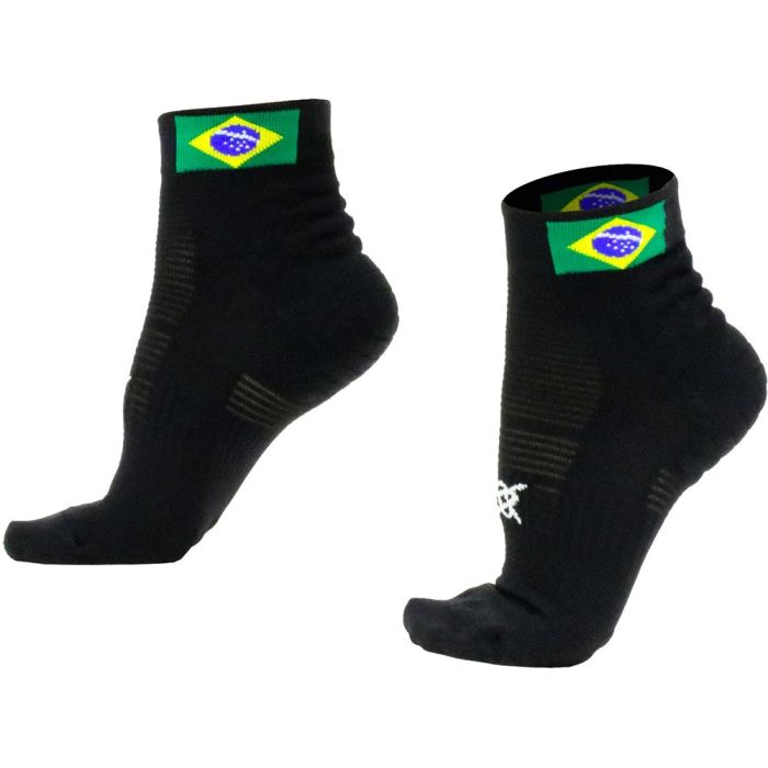 Meia Cano Curto Hupi Running Pro Brasil 