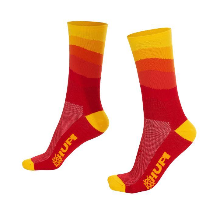 Meia Cano Longo Hupi Vermelho Visual