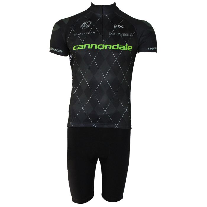 Conjunto Ciclismo Bermuda e Camisa Cannondale Black 