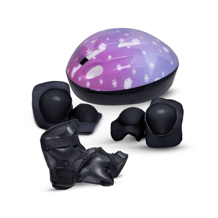 Kit Proteção e Capacete Infantil Rava Snow
