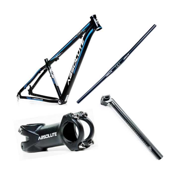 Kit Quadro Absolute Nero III e componentes - Preto e Azul