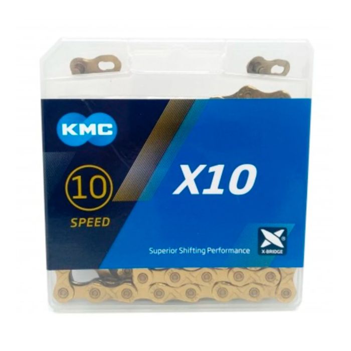 Corrente KMC X-10 10V 116L Dourada