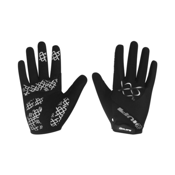 Luva Ciclismo Dedo Longo Hupi All Black