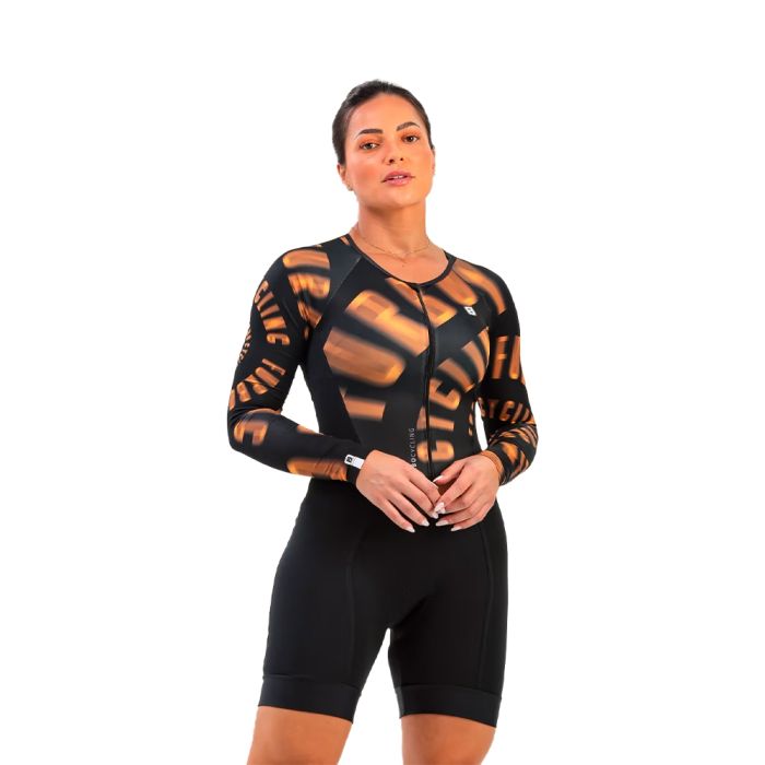 Macaquinho Ciclismo Feminino MoryLong M. Longa Furbo Spire