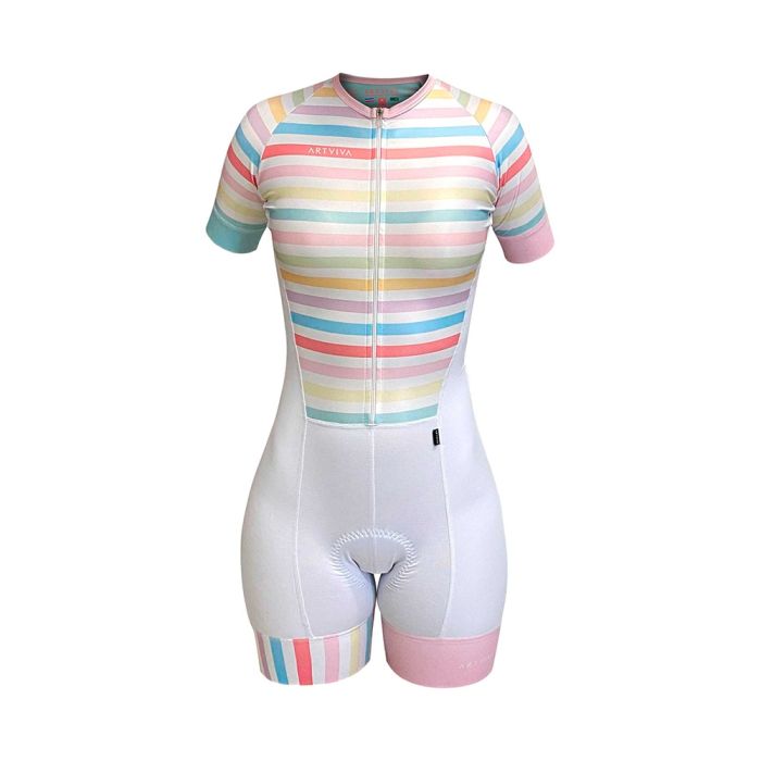 Macaquinho Ciclismo Feminino Artviva Candy