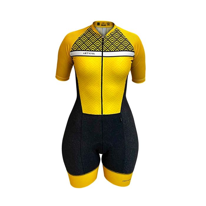 Macaquinho Ciclismo Feminino Artviva Scale