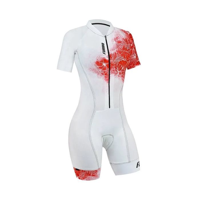 Macaquinho Ciclismo Feminino Furbo Blossom