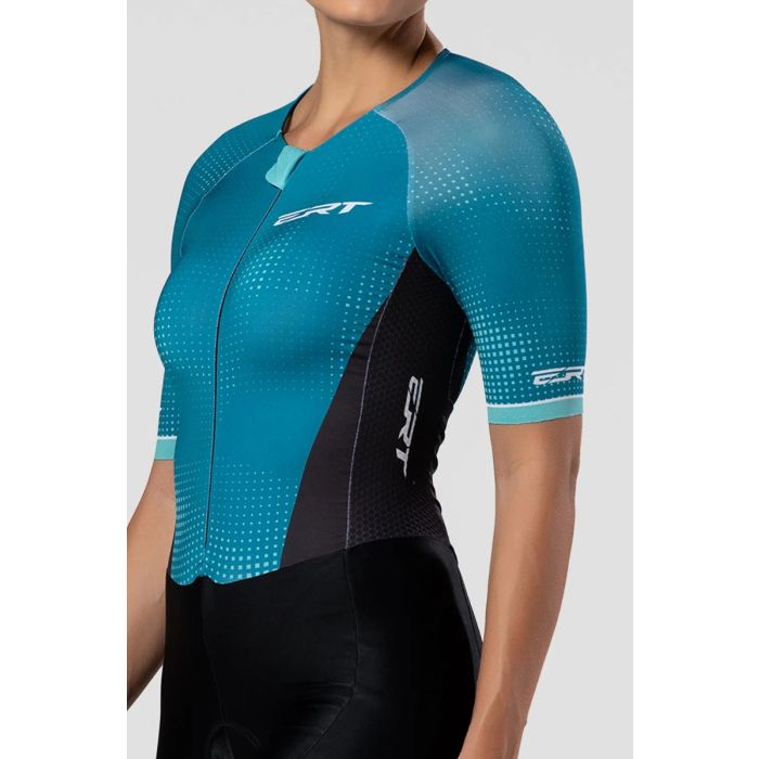 Macaquinho Ciclismo Ert Feminino New Elite Pacific