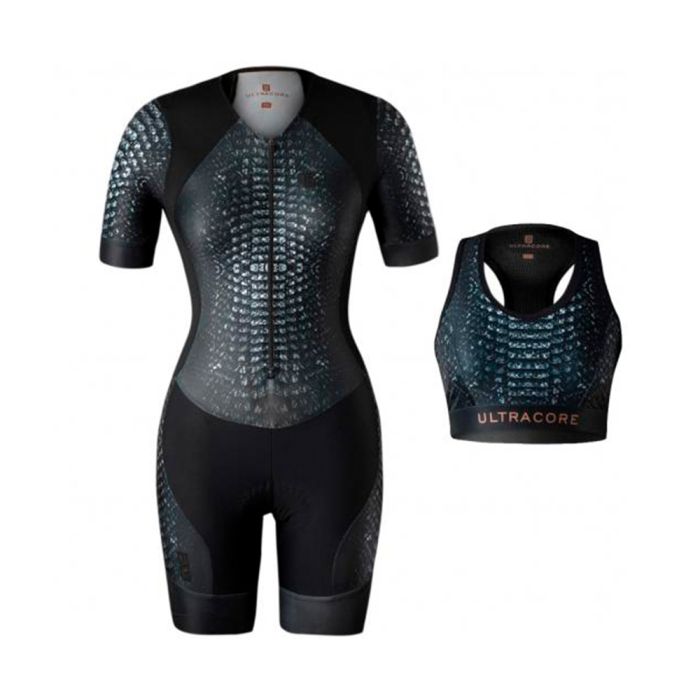 Macaquinho + Top Ciclismo Feminino Ultracore Mamba