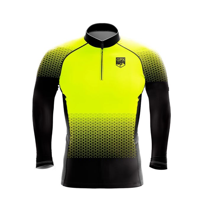 Camisa Manga Longa Ciclismo GPX Fluorine