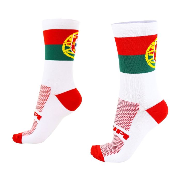 Meia Ciclismo Cano Médio 15cm Hupi Portugal