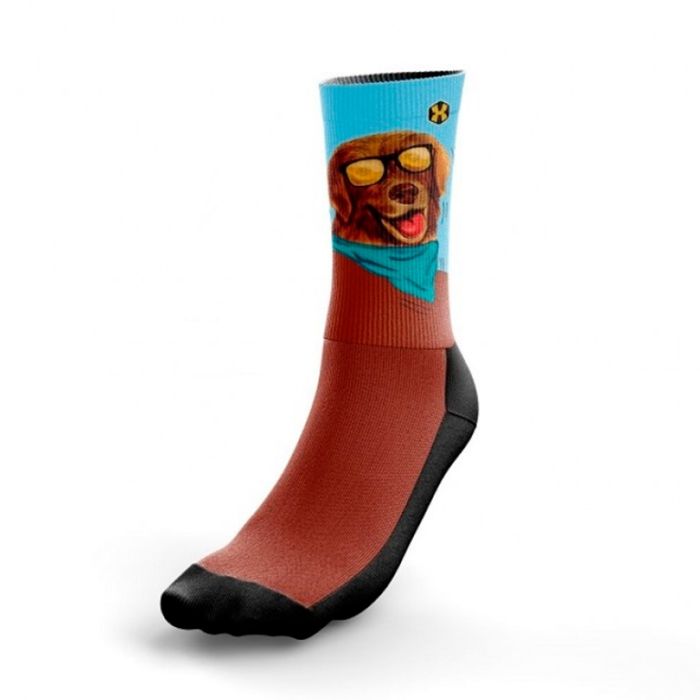 Meia Cano Longo Pop Sox Happy Dog