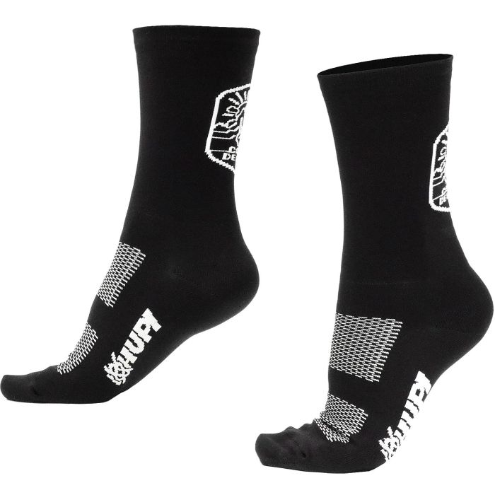 Meia Cano Hupi Longo Canal de Bike - Preto
