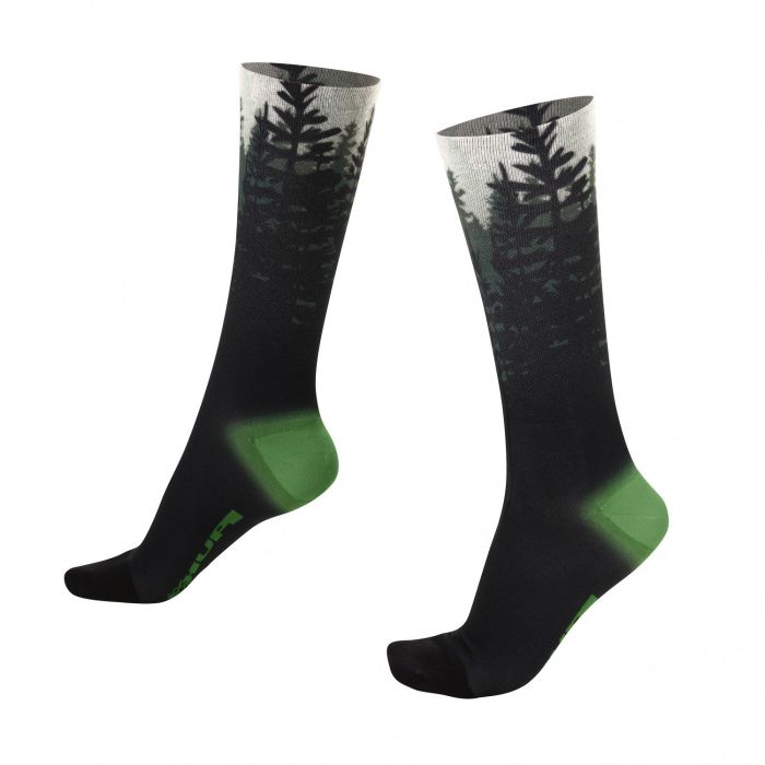 Meia Cano Longo Hupi Floresta  Sublimada