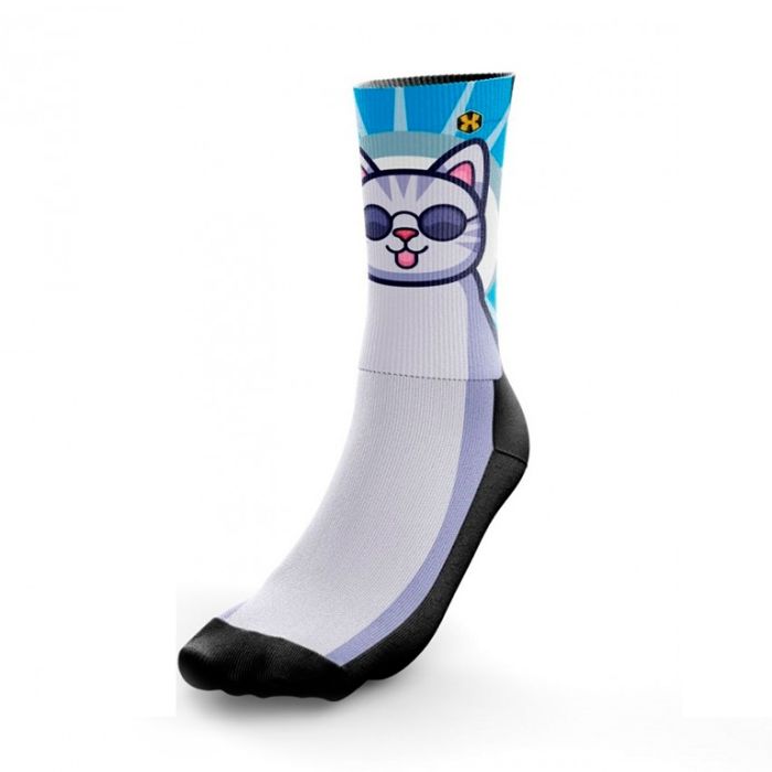 Meia Cano Longo Pop Sox Oppa Cat Style